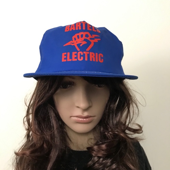 Vintage Other - Vintage Bartel Electric Lightning Strapback Cap